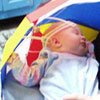 real BABIES wear umbrella hats, too.